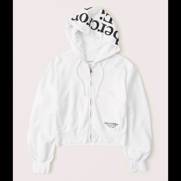 Tops | Abercrombie Fullzip Puff Sleeve 